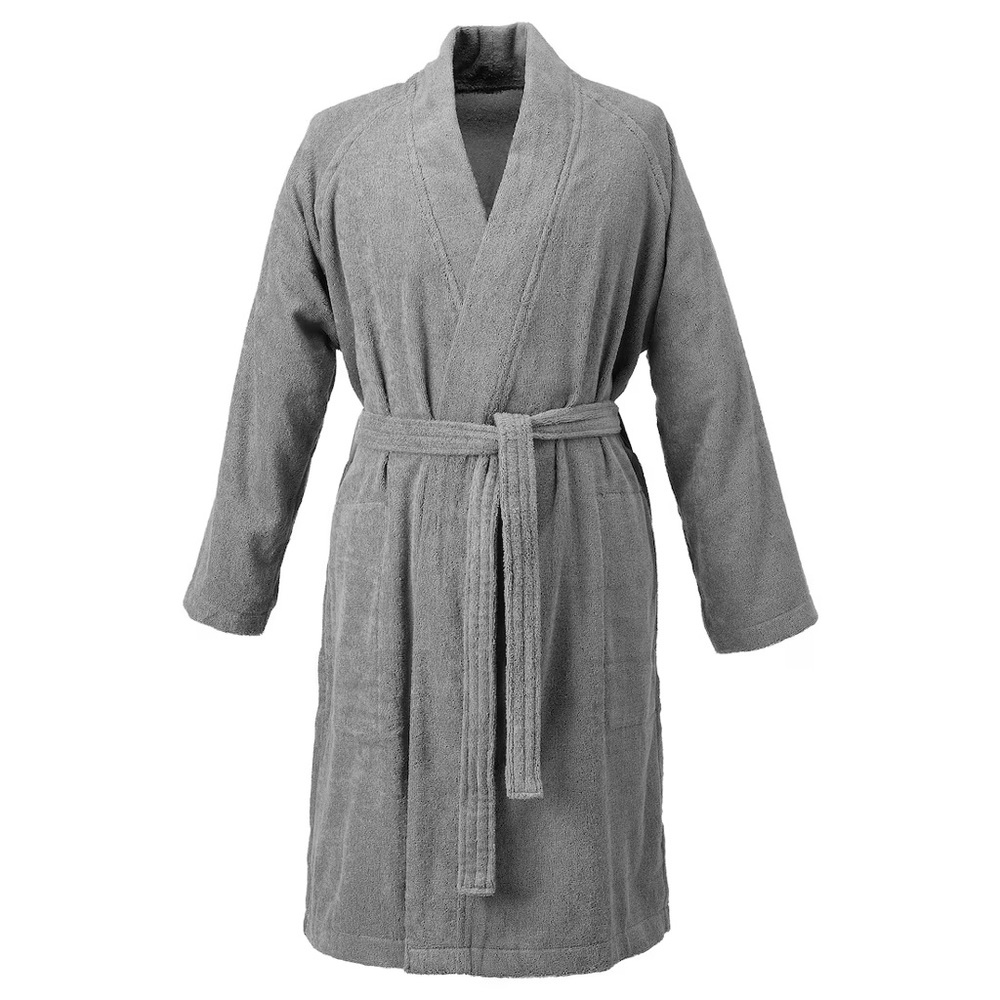 IKEA Rockån Soft Terry Bath Robe in Grey - S/M